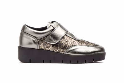 Zapatos Mujer Piel Metal - 3