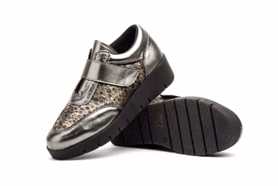 Zapatos Mujer Piel Metal - 5