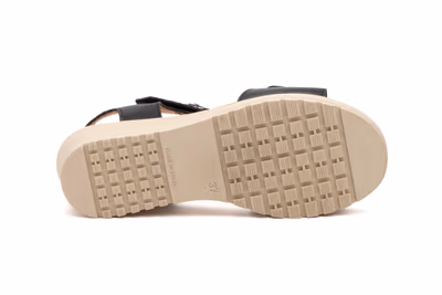 Sandalias Mujer Piel Negro Colores Velcro Alto Estilo ref. AE-647 - 4