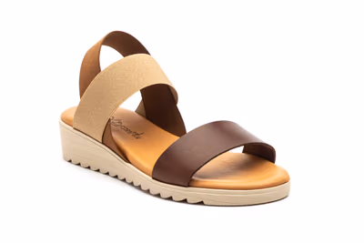 Sandalias Mujer Piel Cuero Elásticos - 2