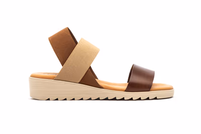 Sandalias Mujer Piel Cuero Elásticos - 3