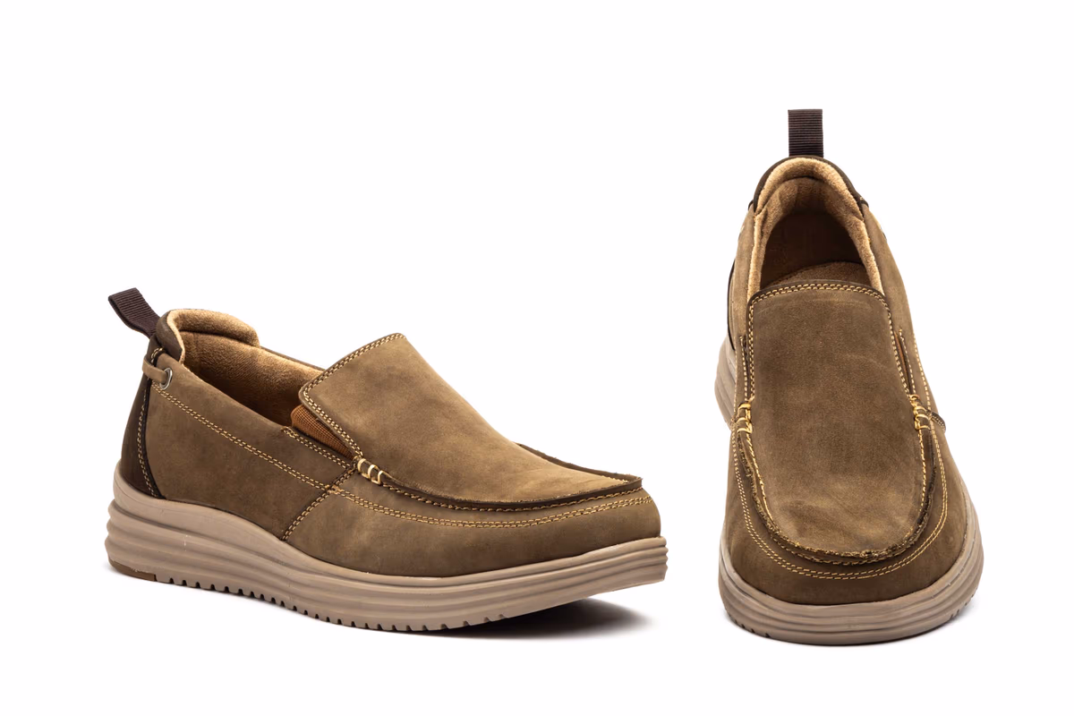 Náuticos Hombre Piel Nobuck Sano