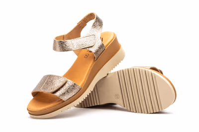 Sandalias Mujer Piel Grafito - 5