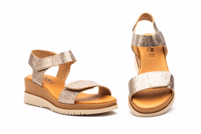 Sandalias Mujer Piel Grafito