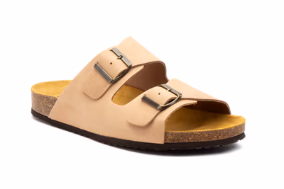 Sandalias Hombre Piel Taupe - 2