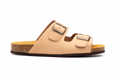 Sandalias Hombre Piel Taupe - 3