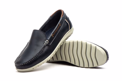 Náuticos Hombre Piel Marino Route 83 - 5