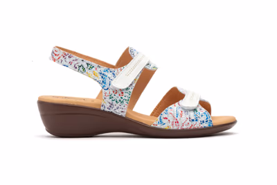 Sandalias Mujer Piel Blanco - 3