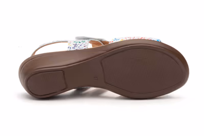 Sandalias Mujer Piel Blanco - 4