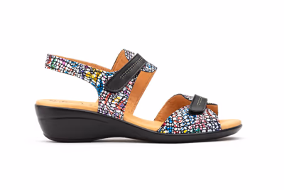 Sandalias Mujer Piel Negro - 3