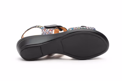 Sandalias Mujer Piel Negro - 4