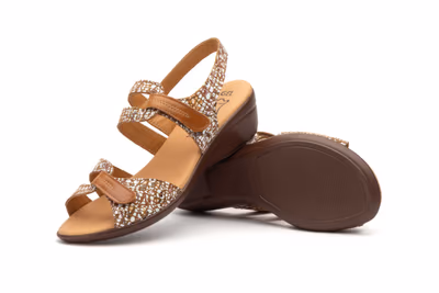 Sandalias Mujer Piel Cuero - 5