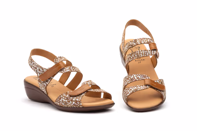 Sandalias Mujer Piel Cuero