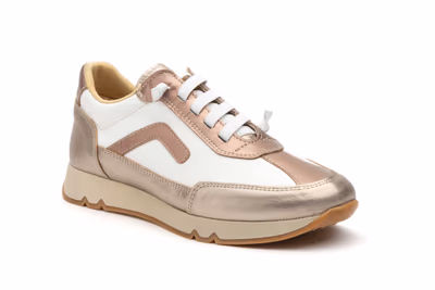 Deportivos Mujer Piel Blanco Platino - 2