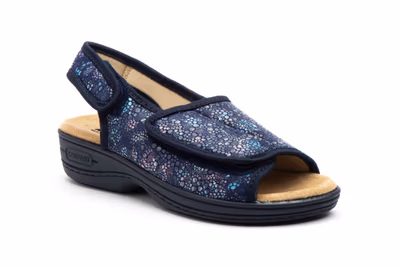 Zuecos Mujer Marino Velcro - 2