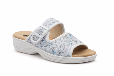 Zuecos Mujer Blanco Hebilla - 2