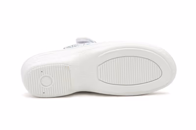 Zuecos Mujer Blanco Hebilla - 4