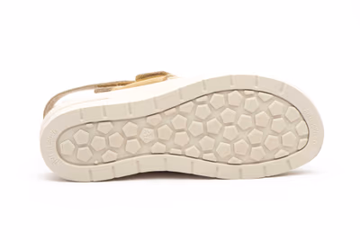 Zuecos Mujer Beige Velcro - 4