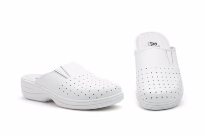 Zuecos Anatómicos Enfermera Blanco Perforado