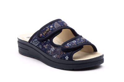 Zuecos Mujer Marino Velcro - 2