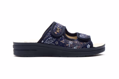 Zuecos Mujer Marino Velcro - 3