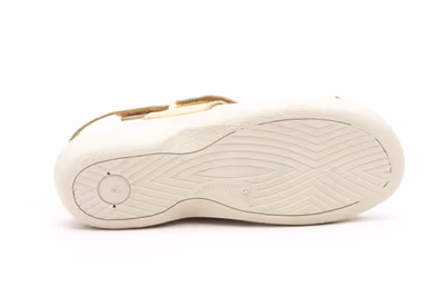 Zuecos Mujer Beige Velcro - 4