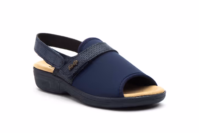 Zuecos Mujer Marino Velcro - 2