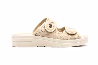 Zuecos Mujer Beige Velcro - 3