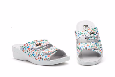 Zuecos Mujer Multi Velcro