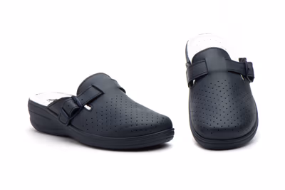 Zuecos Mujer Efermera Marino Perforado