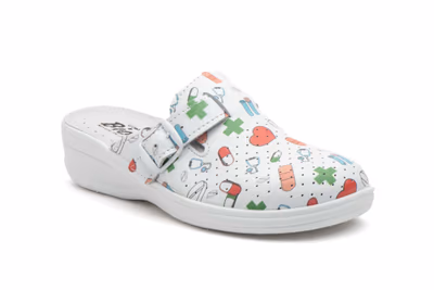 Zuecos Mujer Enfermera Farma Perforado - 2