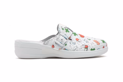 Zuecos Mujer Enfermera Farma Perforado - 3