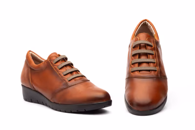 Zapatos Mujer Piel Cuero Elásticos