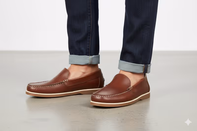 Náuticos Hombre Piel Napa Cuero - 5