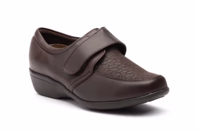 Zapatos Mujer Piel Marrón Lycra - 2