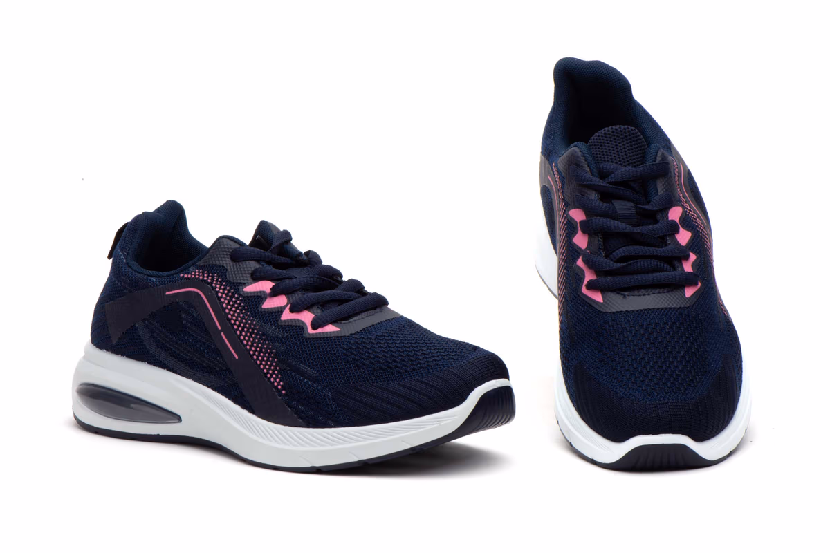 Deportivos Mujer Navy Rosa