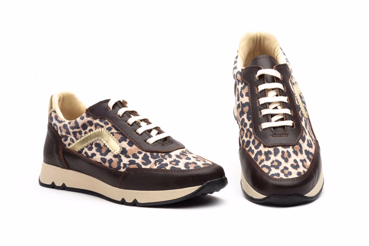 Deportivos Mujer Piel Leopardo