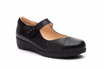 Zapatos Mujer Piel Negro - 2