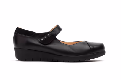 Zapatos Mujer Piel Negro - 3