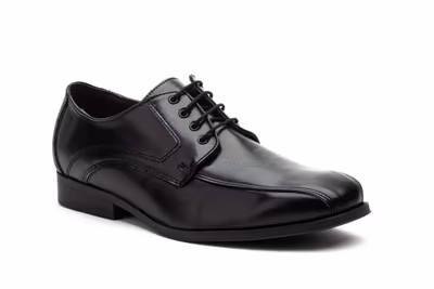 Zapatos Hombre Piel Negro Cordones - 2