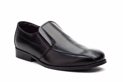 Zapatos Hombre Piel Negro Elásticos - 2