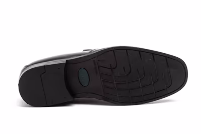 Zapatos Hombre Piel Negro Elásticos - 4