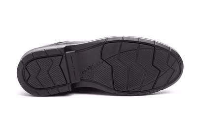 Zapatos Hombre Piel Negro Cordones - 4