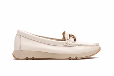 Kiowa Mujer Piel Beige Hebilla - 3