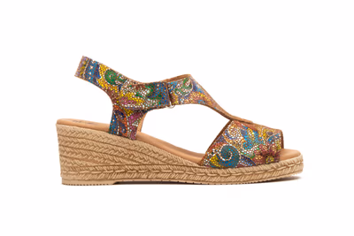 Sandalias Mujer Piel Multi Cuero - 3
