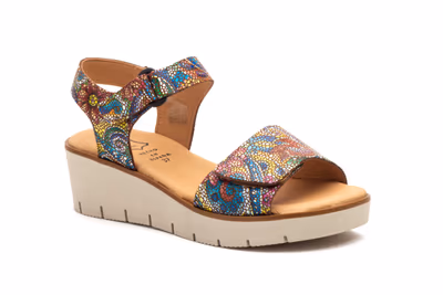 Sandalias Mujer Piel Multi Cuero - 2