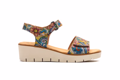 Sandalias Mujer Piel Multi Cuero - 3