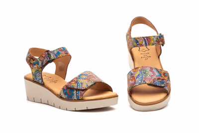 Sandalias Mujer Piel Multi Cuero