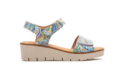 Sandalias Mujer Piel Multi Blanco - 3