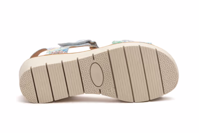 Sandalias Mujer Piel Multi Blanco - 4